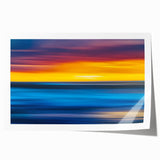 Rolled print of Auckland, New Zealand skyline with muted blue and gray tones, ideal for art wall dining room.