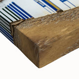 Black and white landscape art painting of a Brazilian scenery on stretched canvas, ideal for bedroom wall art.