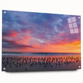 Acrylic print of Daytona scenery with vibrant twilight hues, ideal for dining room decor.