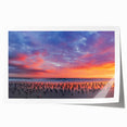 Extra large rolled print of Daytona scenery with vibrant colors, ideal for art wall dining room.