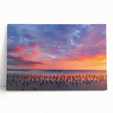 Black and white stretched canvas of Daytona scenery, ideal for kitchen wall art or bedroom ambiance.