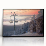 Large abstract wall art depicting Vermont scenery in muted earth tones on a framed acrylic.