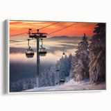 Extra large framed canvas depicting a textured Vermont landscape in black with colorful accents, ideal for living room decor.