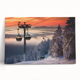 Black and white photo of Vermont scenery on a large stretched canvas, ideal for kitchen wall art.
