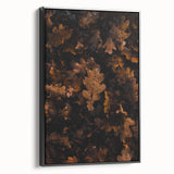 Black and white framed canvas depicting a vintage-style landscape with bare trees, ideal for bedroom decor.