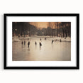Abstract art print with vibrant, colorful swirls on a textured, extra-large canvas, framed in black.