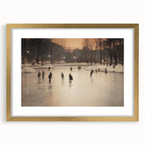 Extra large abstract art print with textured white and gray swirls on a gold-framed canvas, ideal for living room decor.