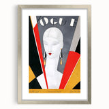 1926 Art Deco Vogue Cover Print - Minimalist Geometric Wall Art