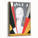 1926 Art Deco Vogue Cover Print - Minimalist Geometric Wall Art