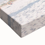 Large art canvas depicting a black and white landscape painting, suitable for bedroom decor.