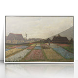 Mid-century modernist art depicting Van Gogh's starry night in acrylic, with vibrant blue and yellow tones.