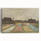 Black and white print of Van Gogh's Starry Night on stretched canvas, ideal for kitchen wall art or bedroom ambiance.