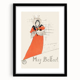 Impressionist Poster - May Belfort by Toulouse-Lautrec Art Print