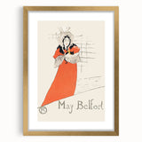 Impressionist Poster - May Belfort by Toulouse-Lautrec Art Print