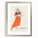 Impressionist Poster - May Belfort by Toulouse-Lautrec Art Print