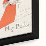 Impressionist Poster - May Belfort by Toulouse-Lautrec Art Print