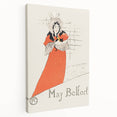 Impressionist Poster - May Belfort by Toulouse-Lautrec Art Print