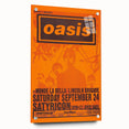 Oasis Concert Poster - Retro Art for Britpop Fans