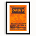 Oasis Concert Poster - Retro Art for Britpop Fans