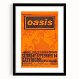 Oasis Concert Poster - Retro Art for Britpop Fans