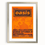 Oasis Concert Poster - Retro Art for Britpop Fans