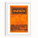 Oasis Concert Poster - Retro Art for Britpop Fans