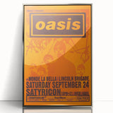 Oasis Concert Poster - Retro Art for Britpop Fans