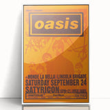 Oasis Concert Poster - Retro Art for Britpop Fans
