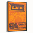 Oasis Concert Poster - Retro Art for Britpop Fans
