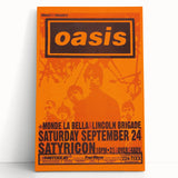 Oasis Concert Poster - Retro Art for Britpop Fans