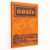 Oasis Concert Poster - Retro Art for Britpop Fans