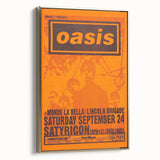 Oasis Concert Poster - Retro Art for Britpop Fans