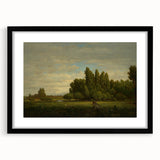 Realism Landscape Art Print - Meadow and Trees by Théodore Rousseau