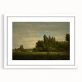 Realism Landscape Art Print - Meadow and Trees by Théodore Rousseau