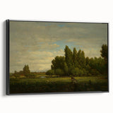 Realism Landscape Art Print - Meadow and Trees by Théodore Rousseau