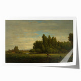 Realism Landscape Art Print - Meadow and Trees by Théodore Rousseau