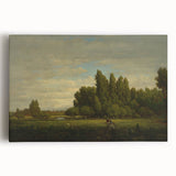 Realism Landscape Art Print - Meadow and Trees by Théodore Rousseau