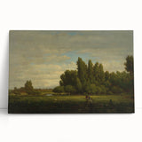 Realism Landscape Art Print - Meadow and Trees by Théodore Rousseau