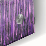 Vibrant abstract floral acrylic design on glass, showcasing rich colors and intricate details, perfect for modern home decor and artistic displays.