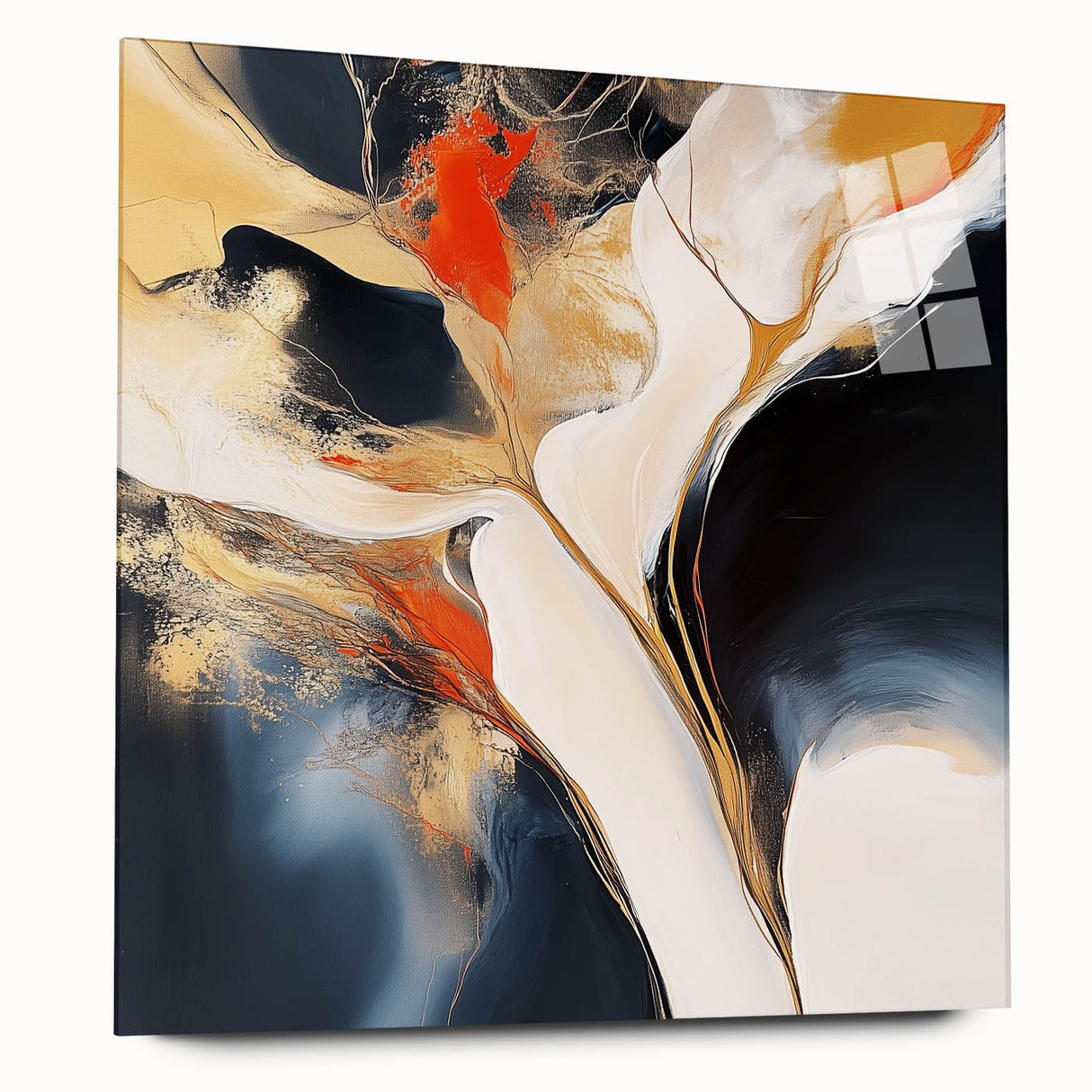 Modern Abstract Wall Art – Large Minimalist Geometric Canvas