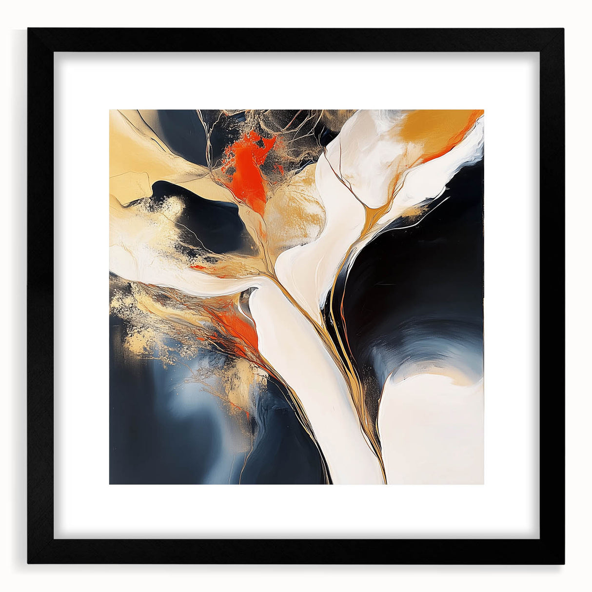 Modern Abstract Wall Art – Large Minimalist Geometric Canvas