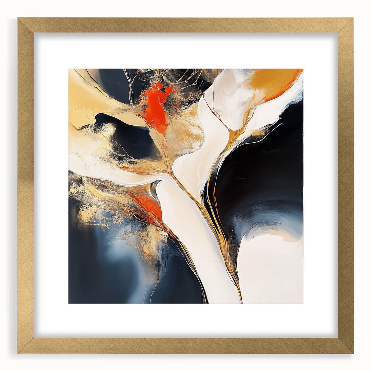 Modern Abstract Wall Art – Large Minimalist Geometric Canvas