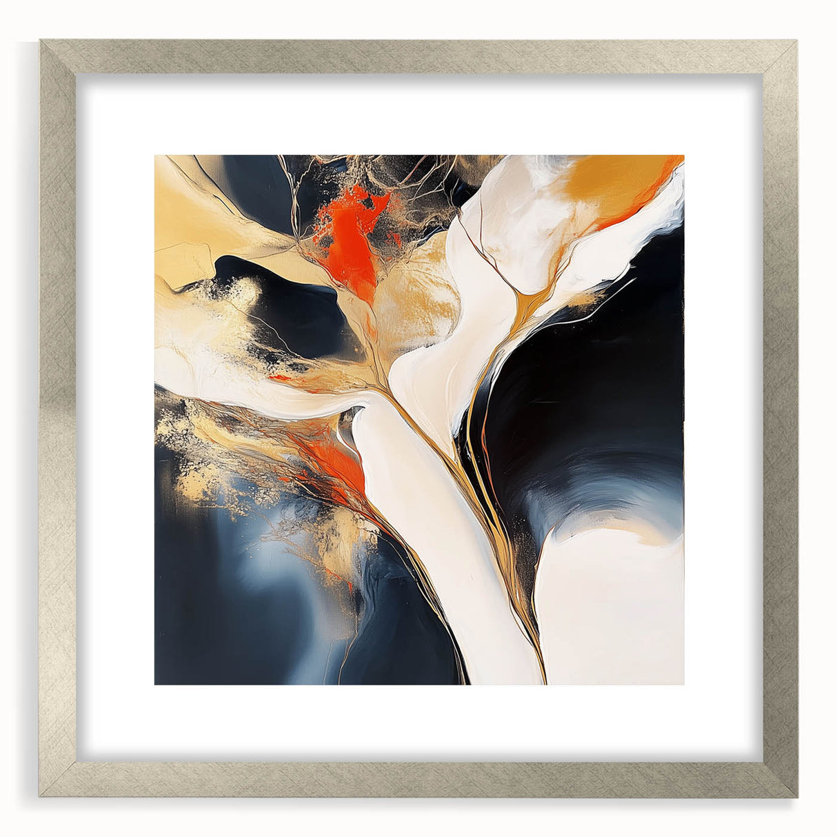 Modern Abstract Wall Art – Large Minimalist Geometric Canvas