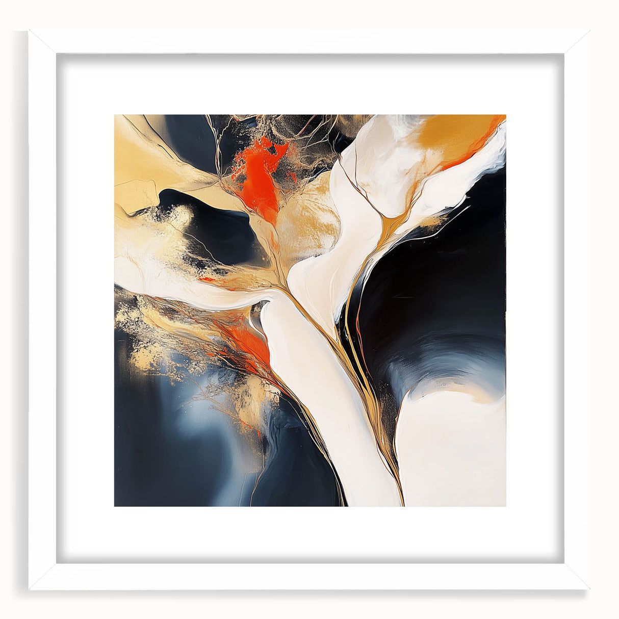 Modern Abstract Wall Art – Large Minimalist Geometric Canvas