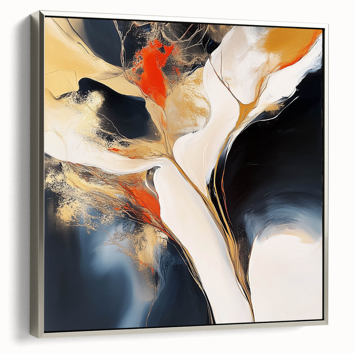 Modern Abstract Wall Art – Large Minimalist Geometric Canvas