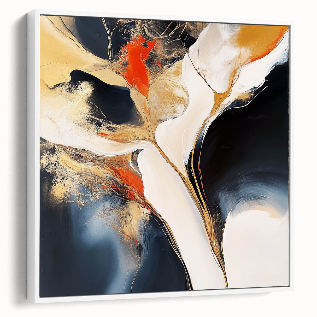 Modern Abstract Wall Art – Large Minimalist Geometric Canvas