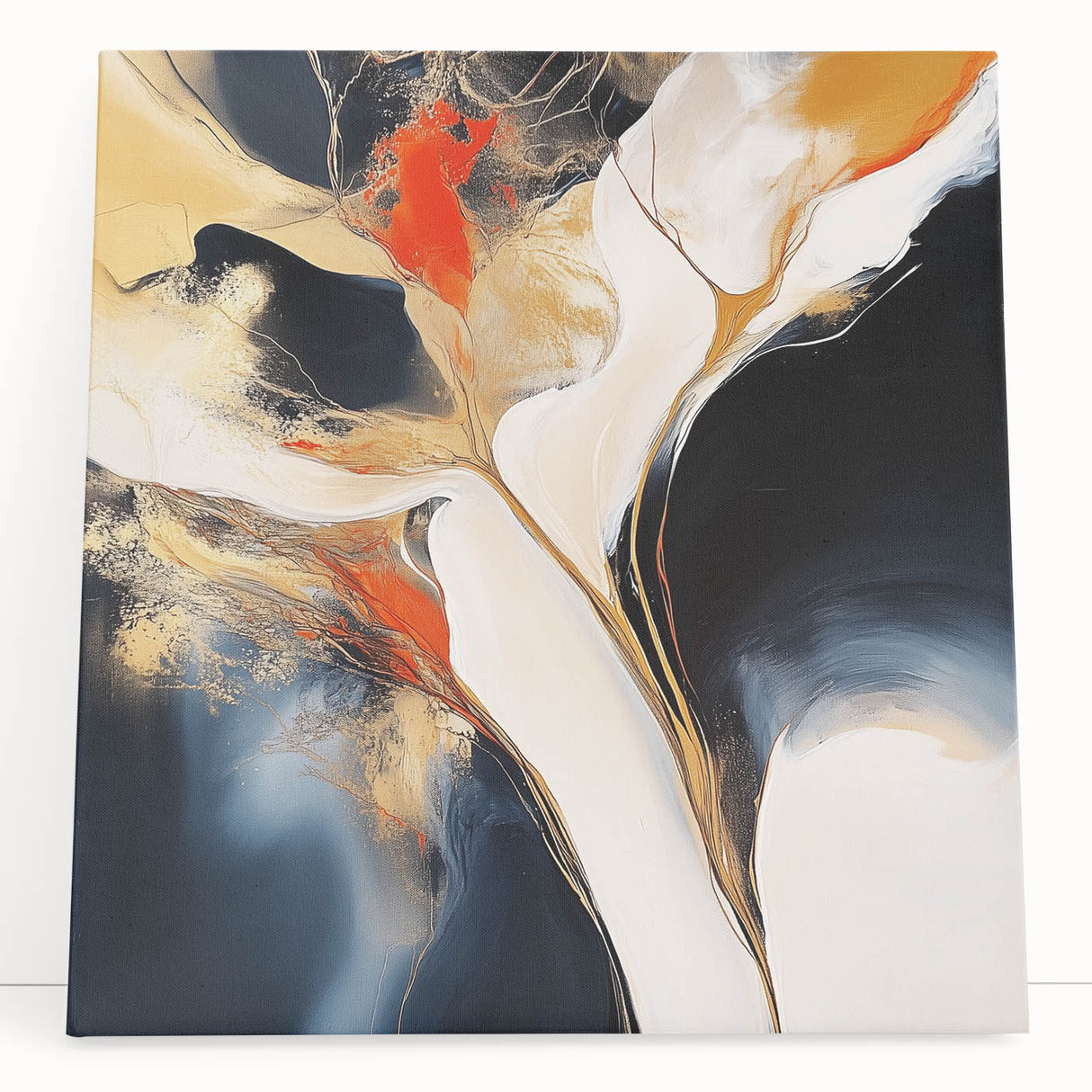 Modern Abstract Wall Art – Large Minimalist Geometric Canvas