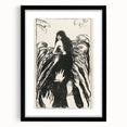 Expressionist Art: The Hands | Bold Black-and-White Munch Print