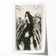 Expressionist Art: The Hands | Bold Black-and-White Munch Print