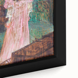 Impressionist Portrait - May Belfort in Pink by Toulouse-Lautrec Art Print